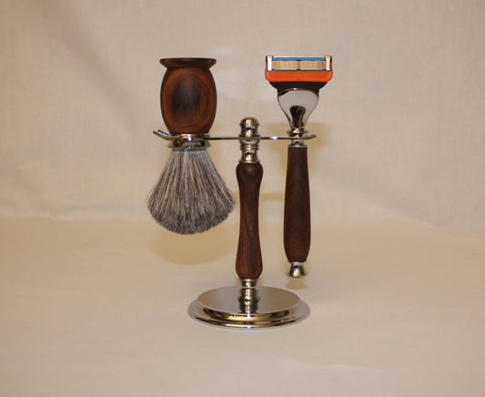 Rasoir Fusion avec présentoir et blaireau n°1