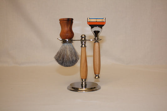 Rasoir Fusion avec présentoir et blaireau n°2